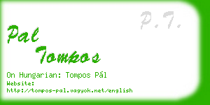 pal tompos business card
